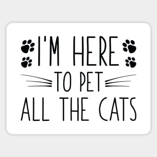 Pet All The Cats Magnet